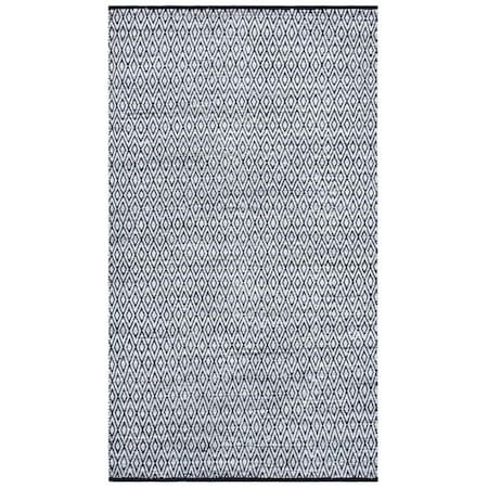 Safavieh 8 x 10 ft. Montauk Contemporary Rectangle Rug, Grey & Black MTK621F-8